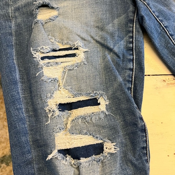 American Eagle super stretchy distressed jeggings, 10 - Picture 4 of 10